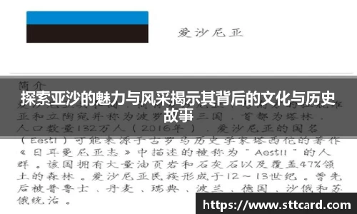 探索亚沙的魅力与风采揭示其背后的文化与历史故事